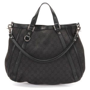Gucci GG Canvas Handbag 2 Way
